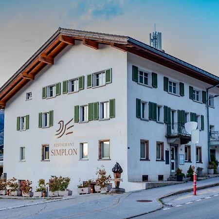 Hotel Restaurant Simplon Brig Exterior photo